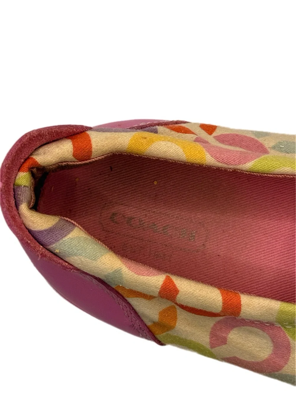 Coach | Beale Multicolor Signature C Slip-On Sneakers Y2K Vintage Pink Trim